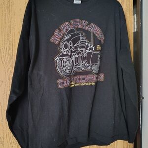 Harley Davidson Black Long Sleeve Shirt